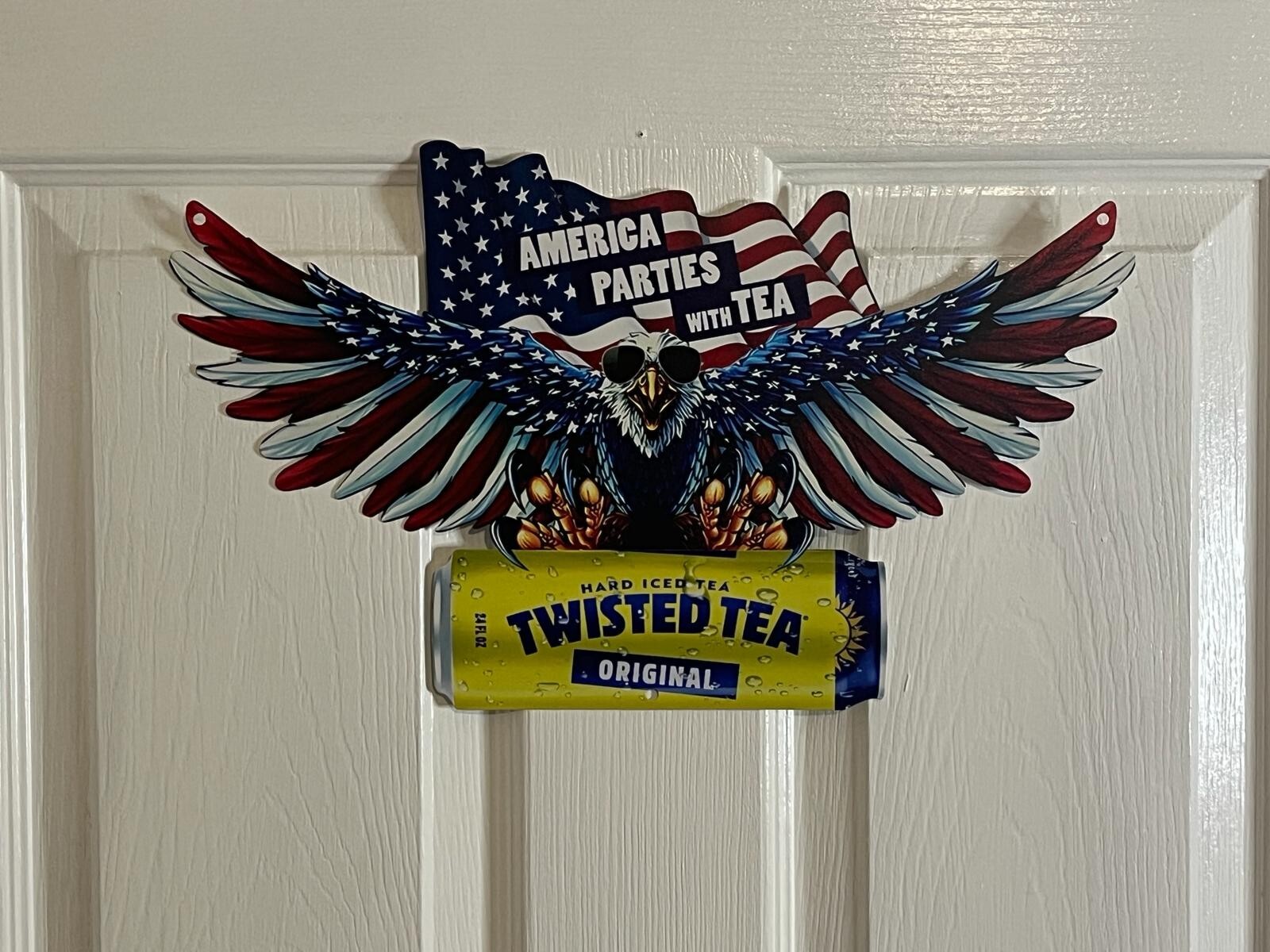 TWISTED TEA hard iced American Eagle Metal SIGN Mancave Garage Bar Pub decor