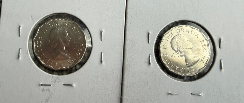 1 Uncirculated 1960 5 CENT CANADA COIN