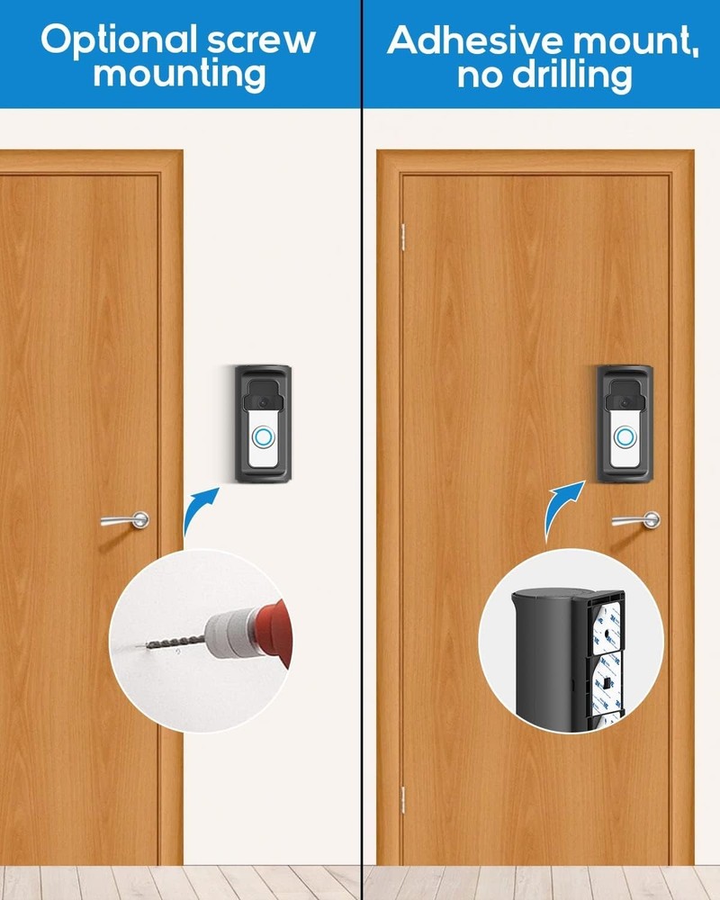 SecureFlex 360° Adjustable Anti-Theft Video Doorbell Mount