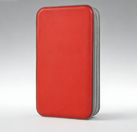 Red 96-Disc CD/DVD Storage Case