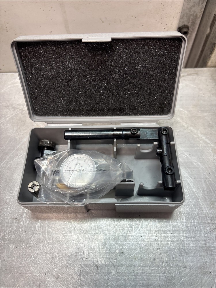 Interapid Dial Test Indicator 312-20B (NEW) W/ Attachments & Adapter (LOOK)👀