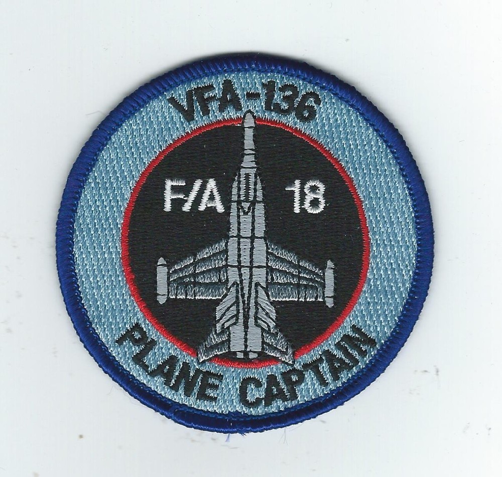VFA-136 F-18 PLANE CAPTAIN patch