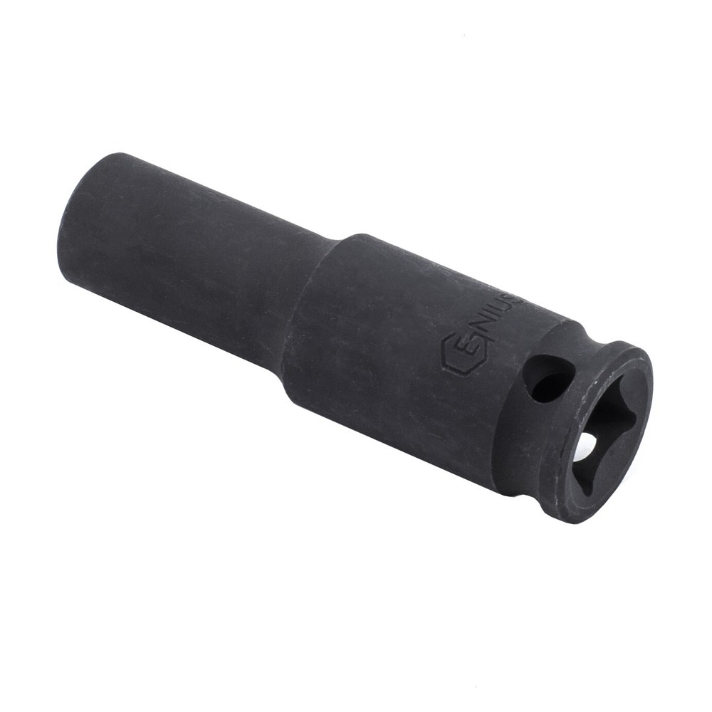 Genius Tools 3/8" Dr. 17mm Deep Impact Socket (CR-Mo) - 346317