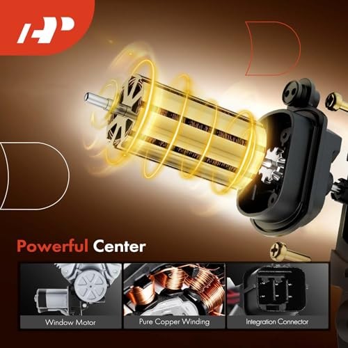 Front Right Passenger Side Electric Power Window Regulator with Motor
