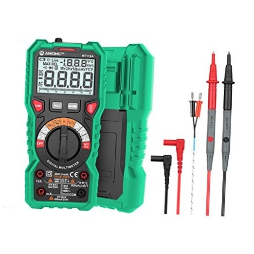TRMS Digital Multimeter - Fast Accurate Voltage Current Resistance Diodes &