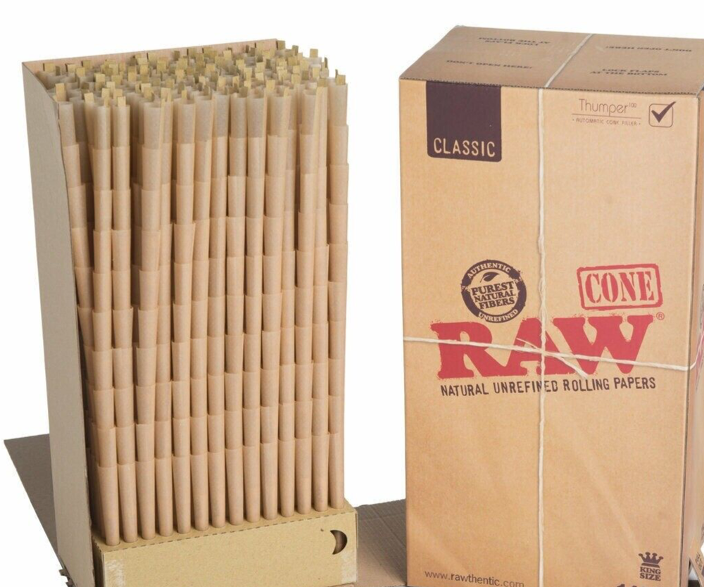 Authentic Raw King Size pre rolled 50 / 100 / 150 / 200 Cones
