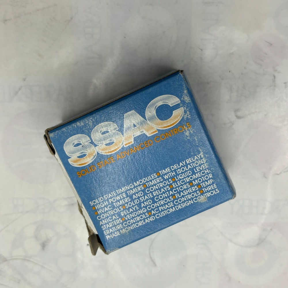 SSAC TS1414 Solid State Timer 120VAC 1A 4-Second Delay - NEW NOS - 5195X ✅
