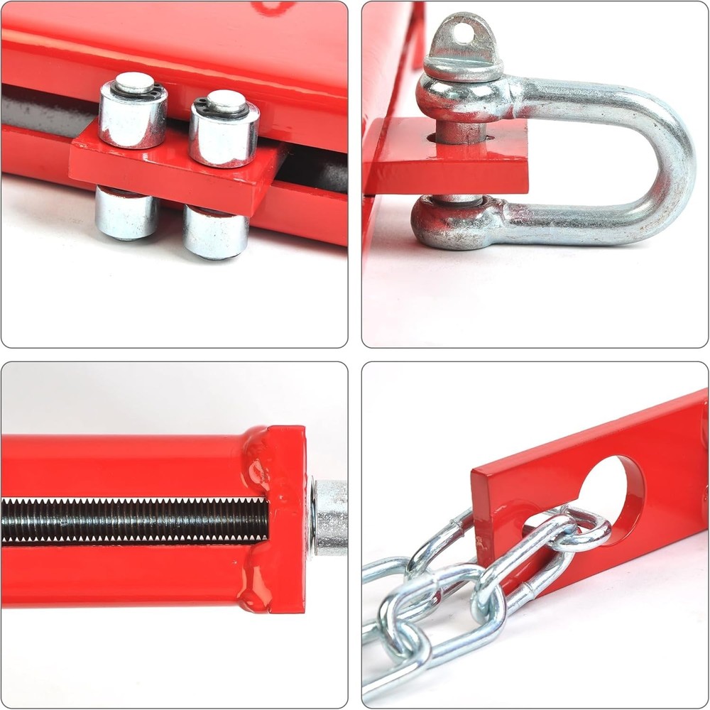 Lightweight Load Leveler Crane with Chains - Versatile Engine Lifting Tool