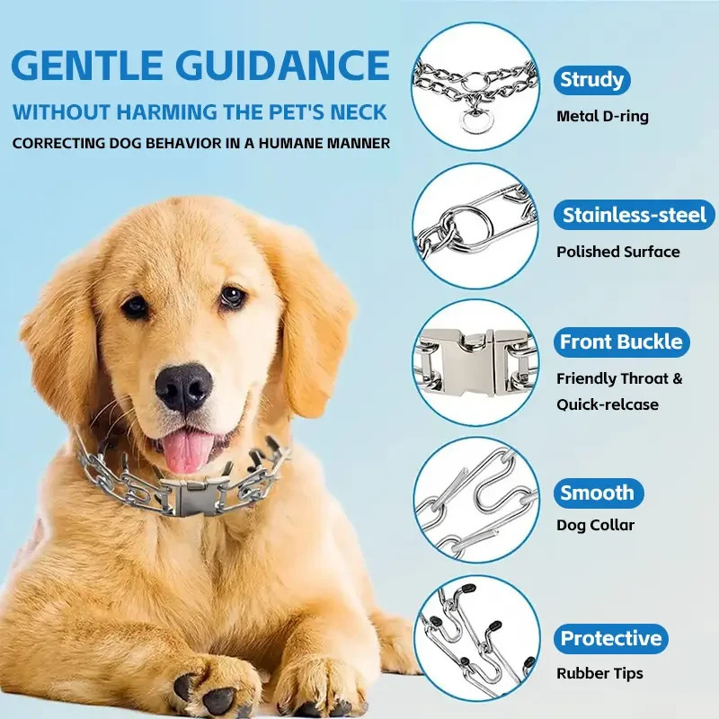 Herm Sprenger Stainless Steel Prong Dog Training Collar With Swivel