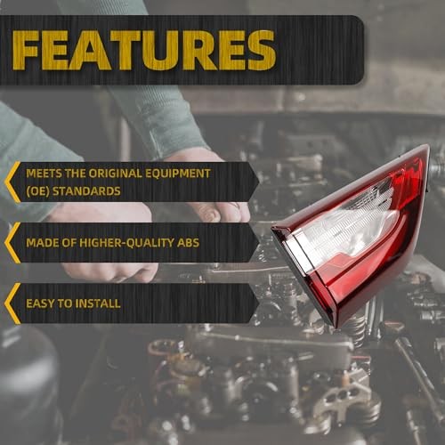 Led Inner Tail Light Assembly Compatible with 2018-2021 Chevy Traverse Left