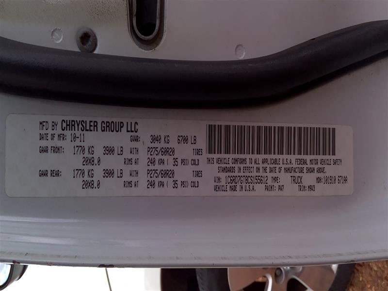 RAM1500 2012 High Mounted Stop Light 1037985481