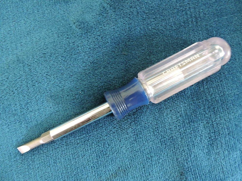 Vintage Craftsman USA 41161 Screwdriver w/ Interchangeable Bits.