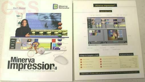 Minerva Impression 2.0 Interactive Video Authoring CD + User's Manual Start Card