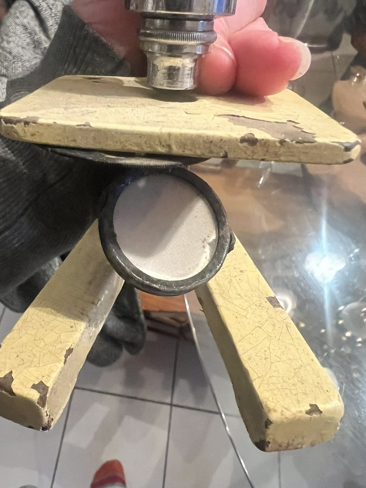 vintage jena microscope