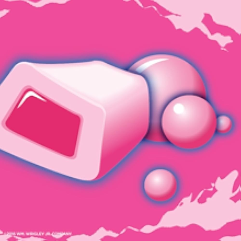 Sour Blue Raspberry Bubble Gum, 5 Piece