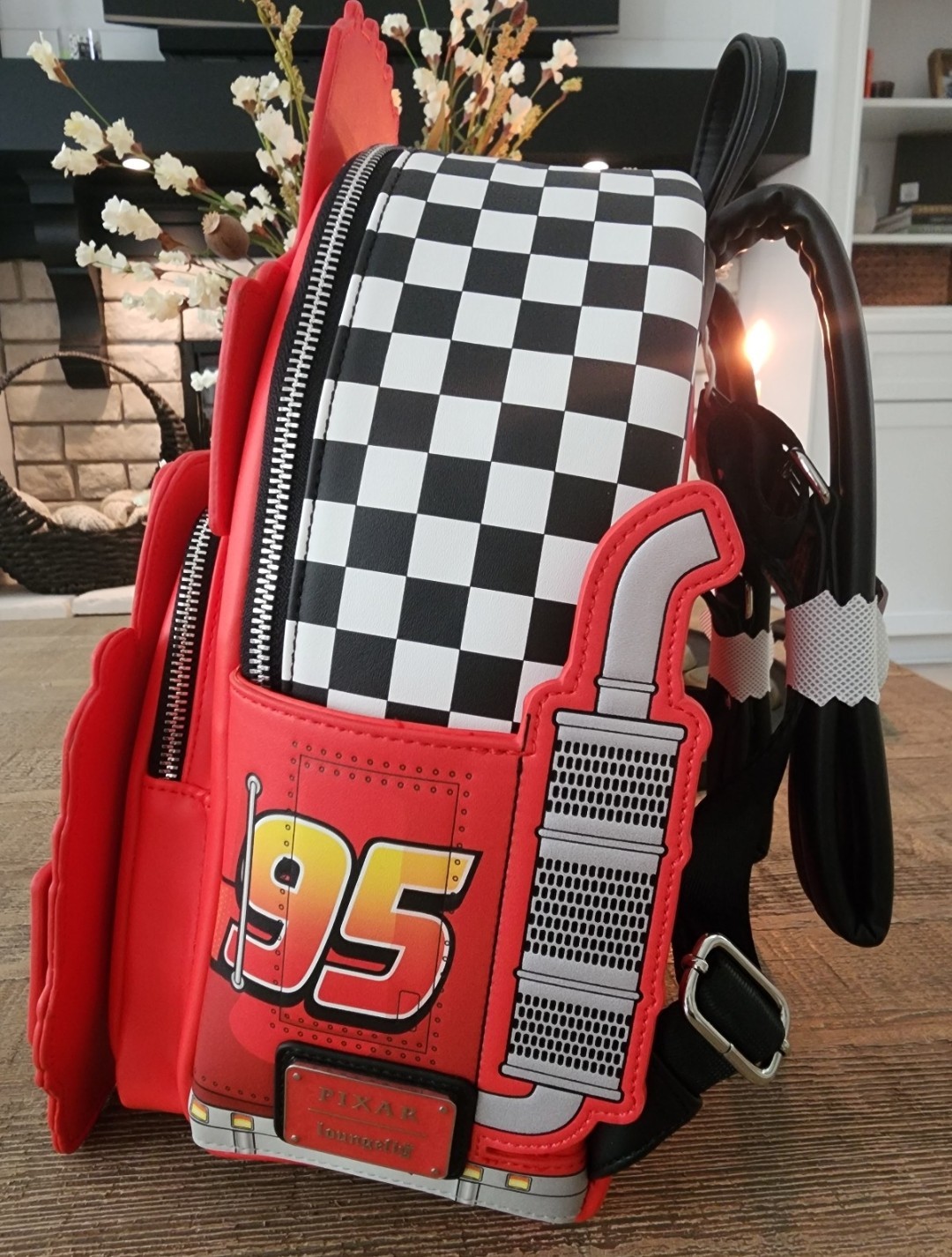 NWT Loungefly Disney Pixar Cars Mack Cosplay Glow In The Dark Mini Backpack