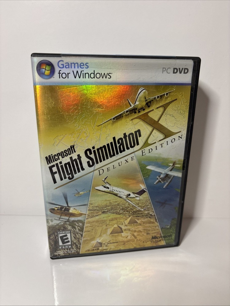 Microsoft 2006 Flight Simulator X Deluxe Edition PC Game Windows
