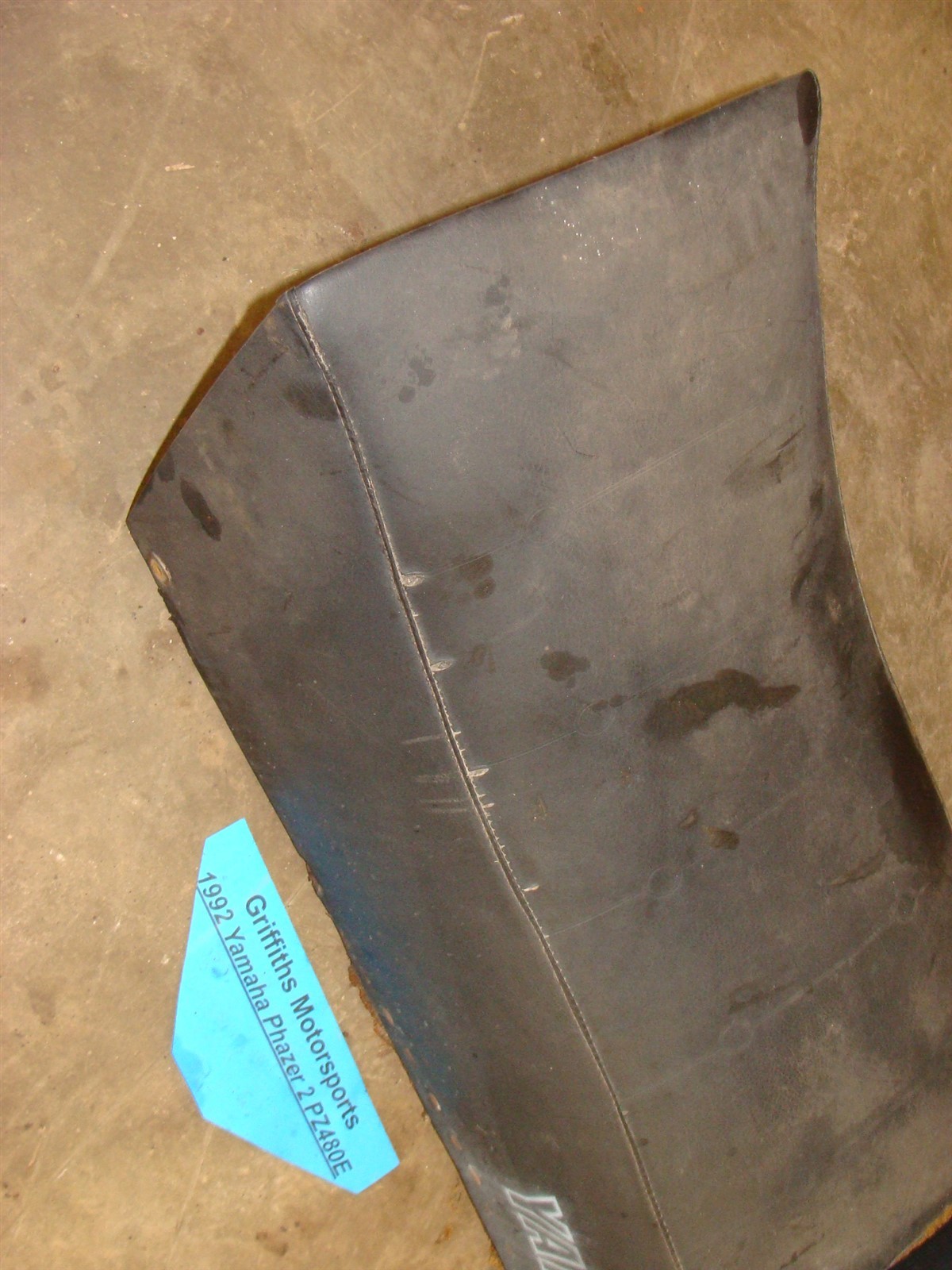 1992 YAMAHA PHAZER 2 II PZ480e seat, needs new base and trunk flap