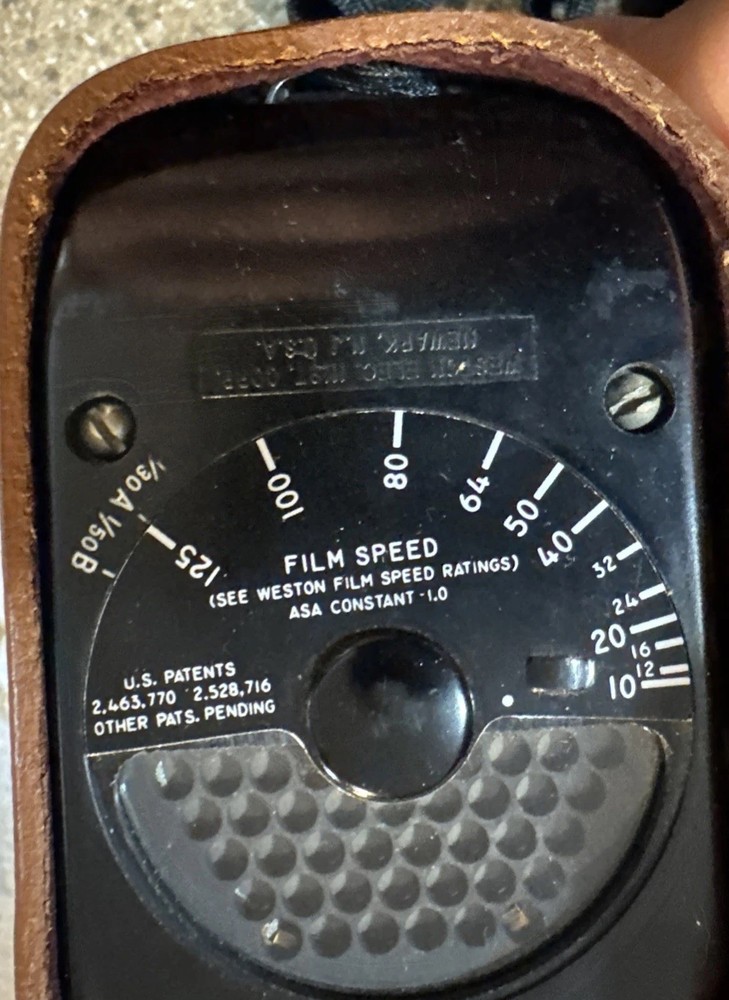 VTG Weston Direct Reading Exposure Light Meter w/ Original Case Camera Accessory