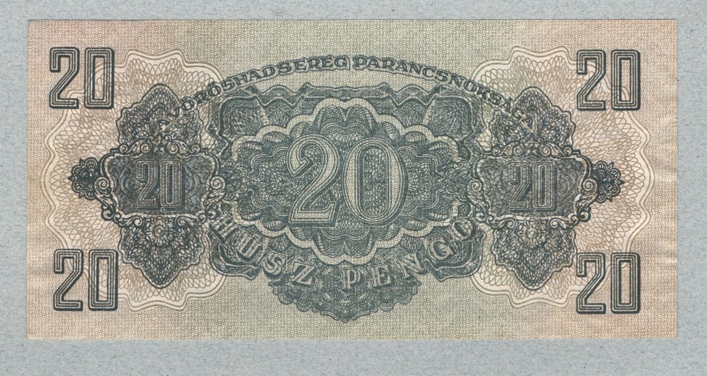 Hungary 20 pengo 1944, Soviet occupation, M6b (30) UNC!