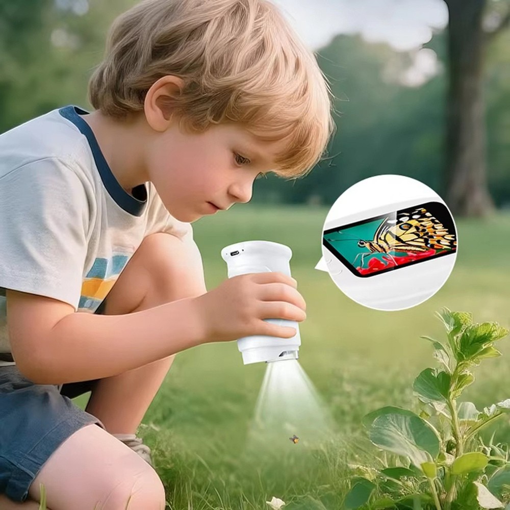 Handheld Microscope for Kids with 2In Screen 50-1000X Microscope9889
