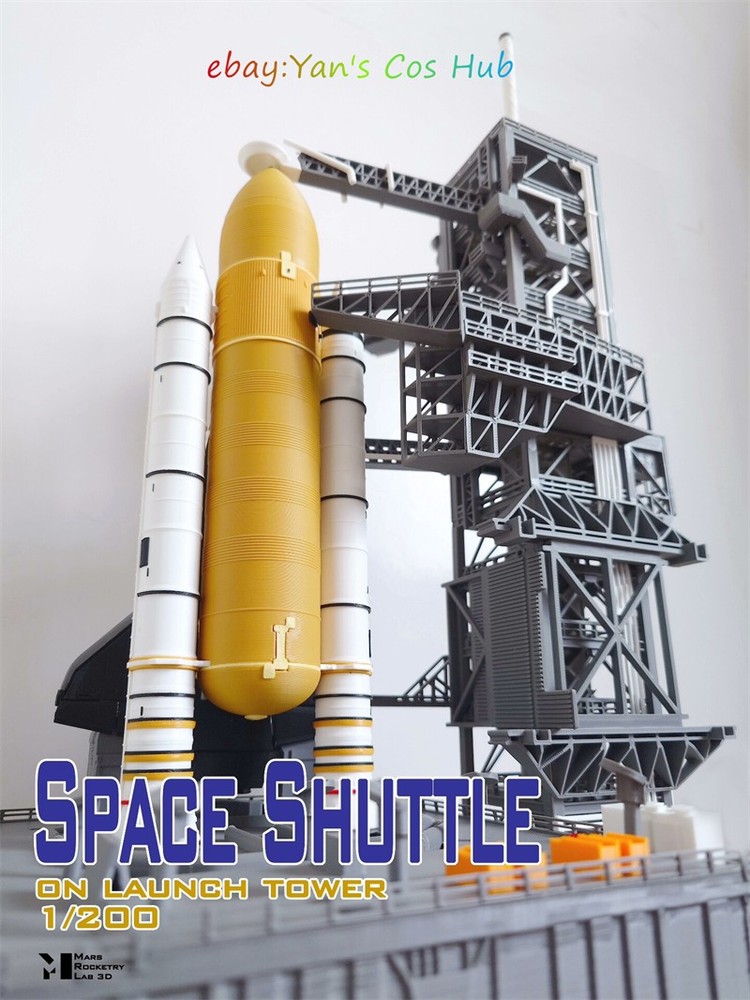 1:200 Scale Hasegawa HM Space Shuttle 3D Printed Model