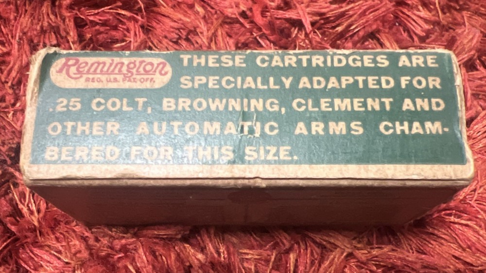 Remington Kleanbore .25 6.35 Automatic UMC Dogbone Empty Box