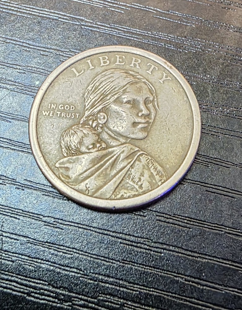 ​2010 Native American Dollar - MISSING EDGE LETTERING Error
