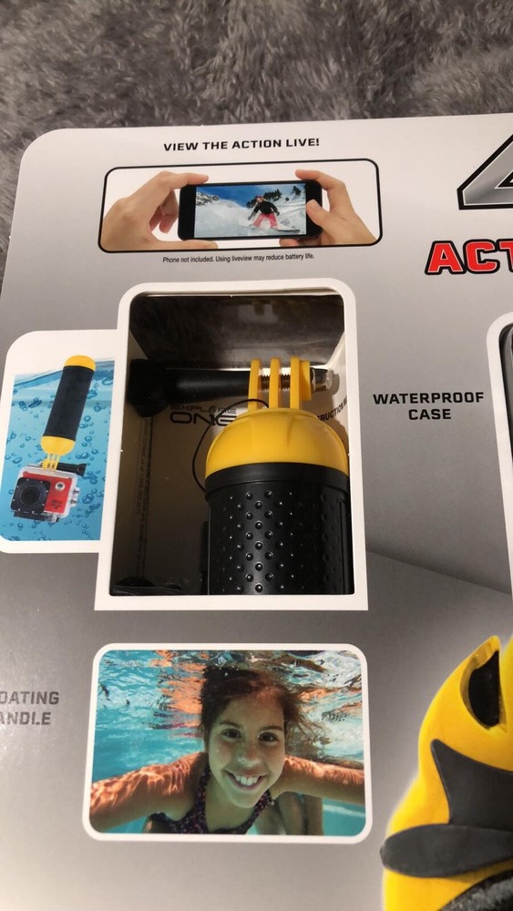 ExploreOne 4K WIFI Action Camera w/32GB Micro Memory Card with Tripod