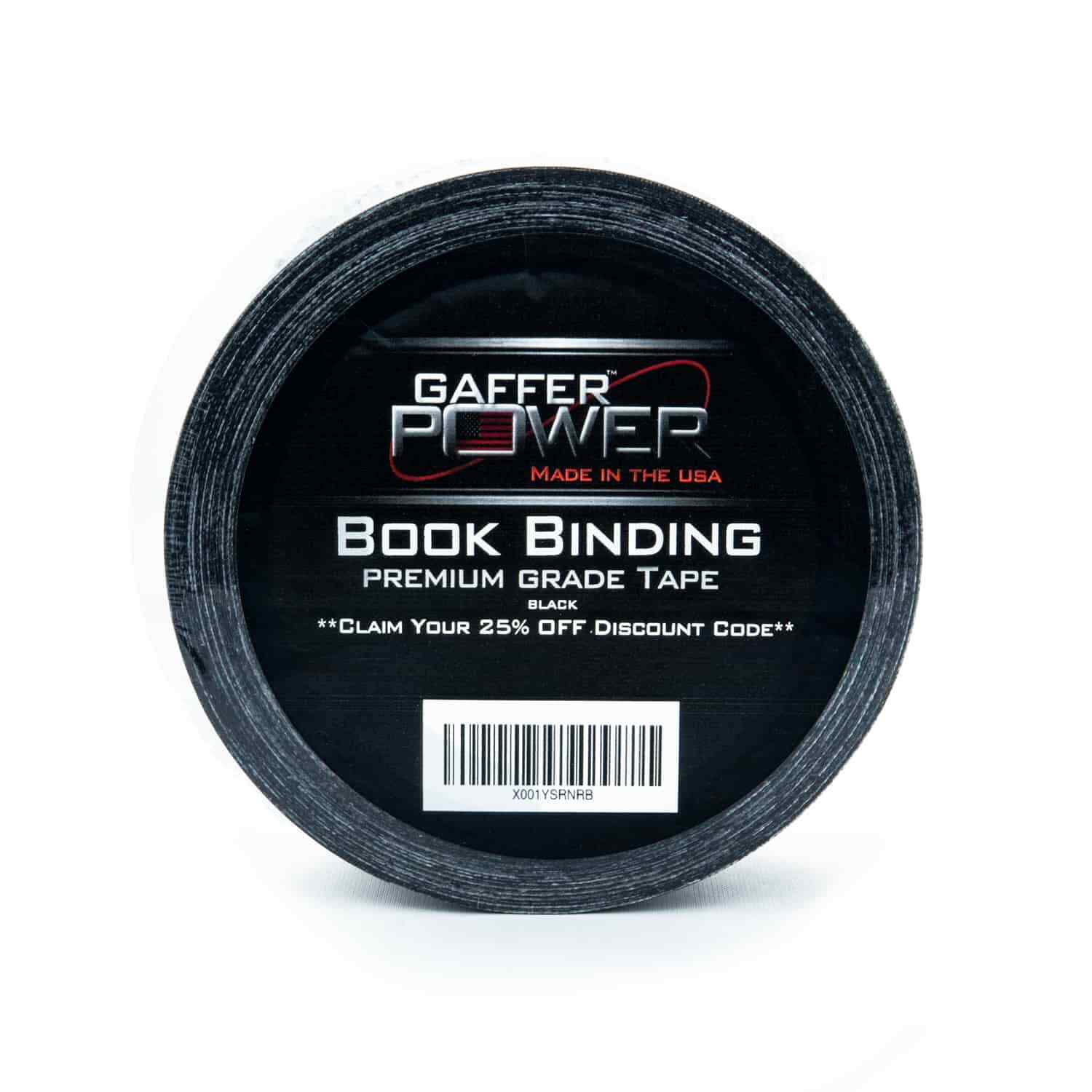 Bookbinding Tape. Black Cloth Book Repair Tape, 2" X 15 Yards