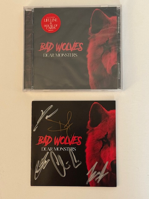 Bad Wolves Dear Monster Autographed Signed CD