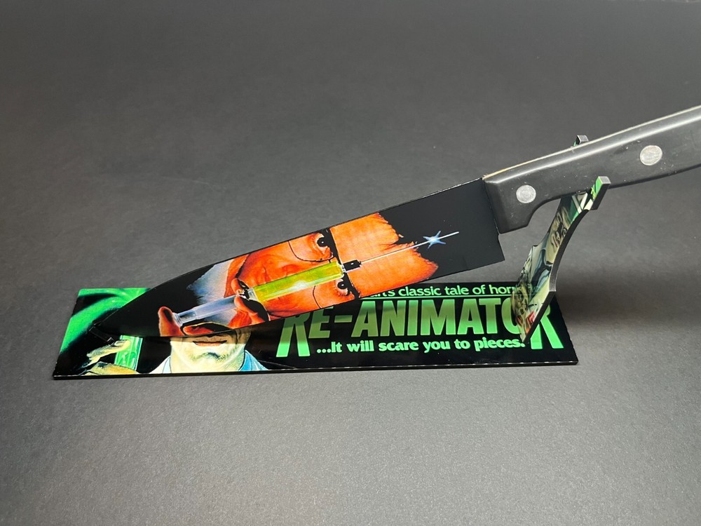 Re-Animator Kitchen Knife With Sublimated Stand