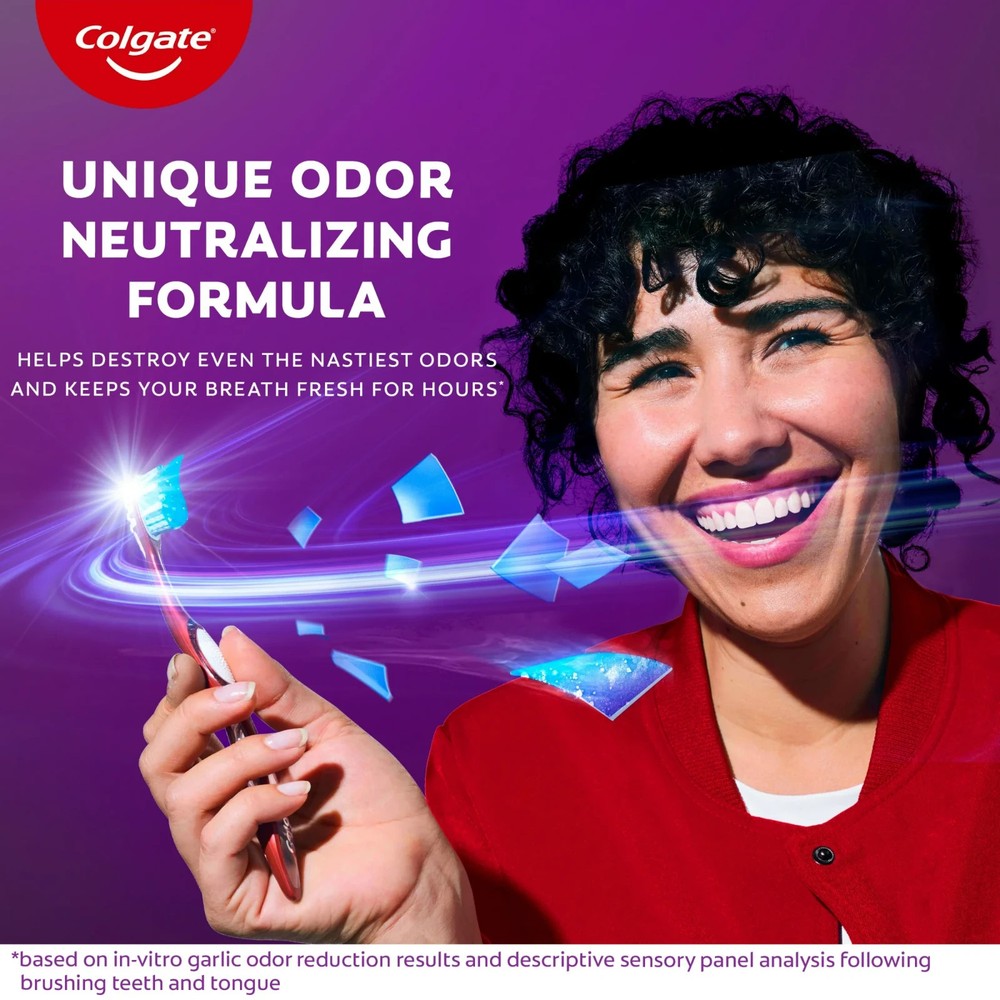 Colgate Max Fresh Knockout Toothpaste, Whitening Toothpaste with Mini Breath