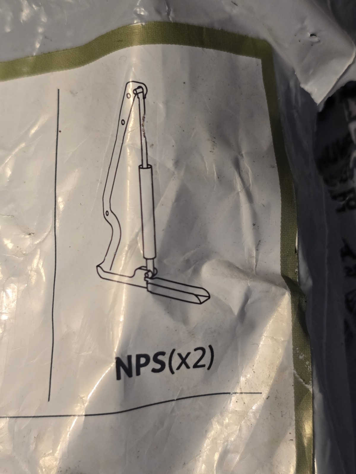 Original Keter NPS Piston Hinge For Keter Storage Boxes, New Lot Of 2