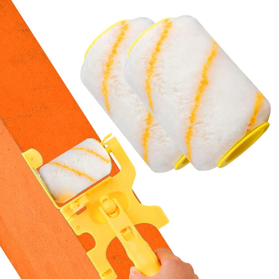 Multifunctional Clean-Cut Paint Edger Roller Brush Safe Tool for Wall Ceiling US