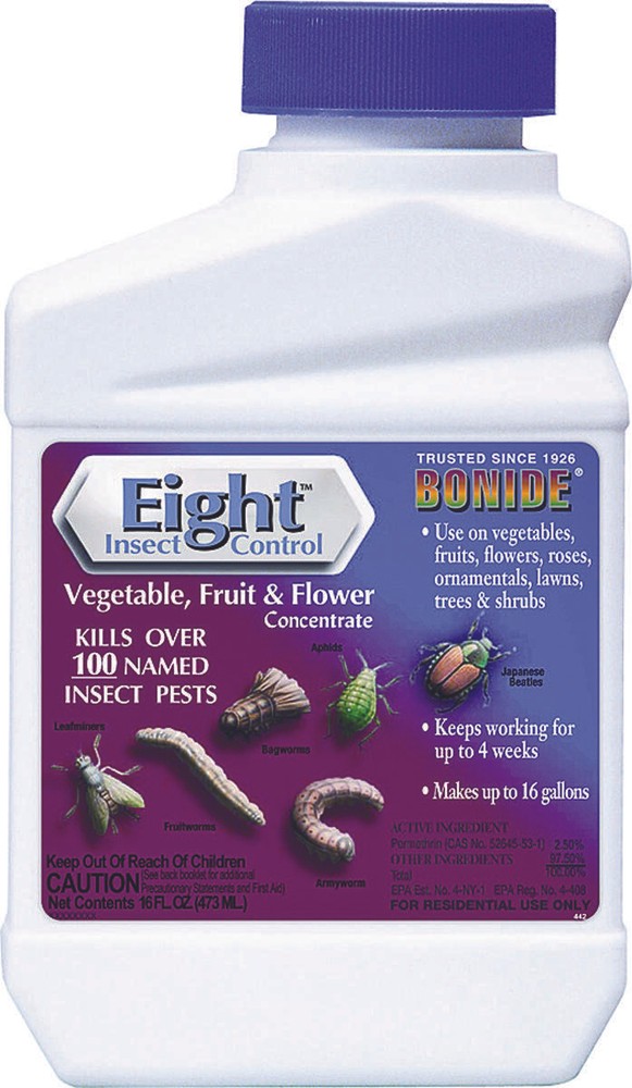 Bonide 442 Insect Control, Liquid, Spray Application, 1 pt Bottle White