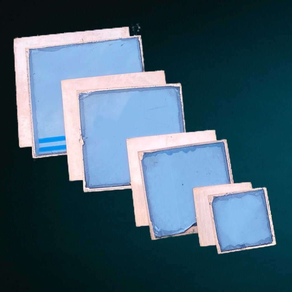 Copper Square Blanks, 1"-2" (10 Pack)