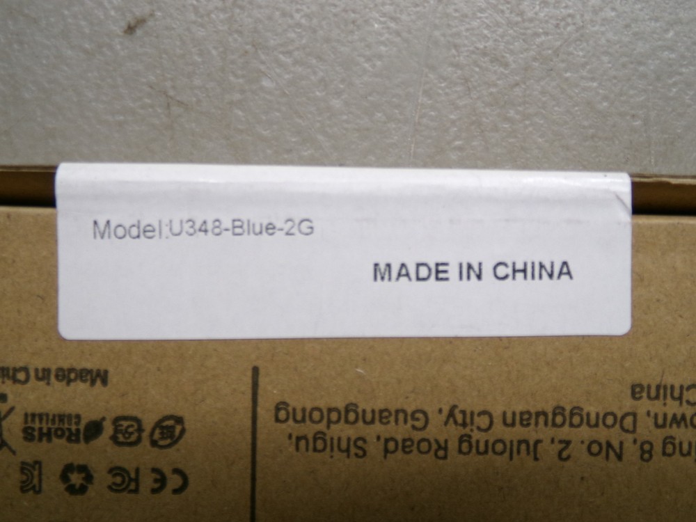 RAOYI FLASH DRIVE U348BLUE-2G*10