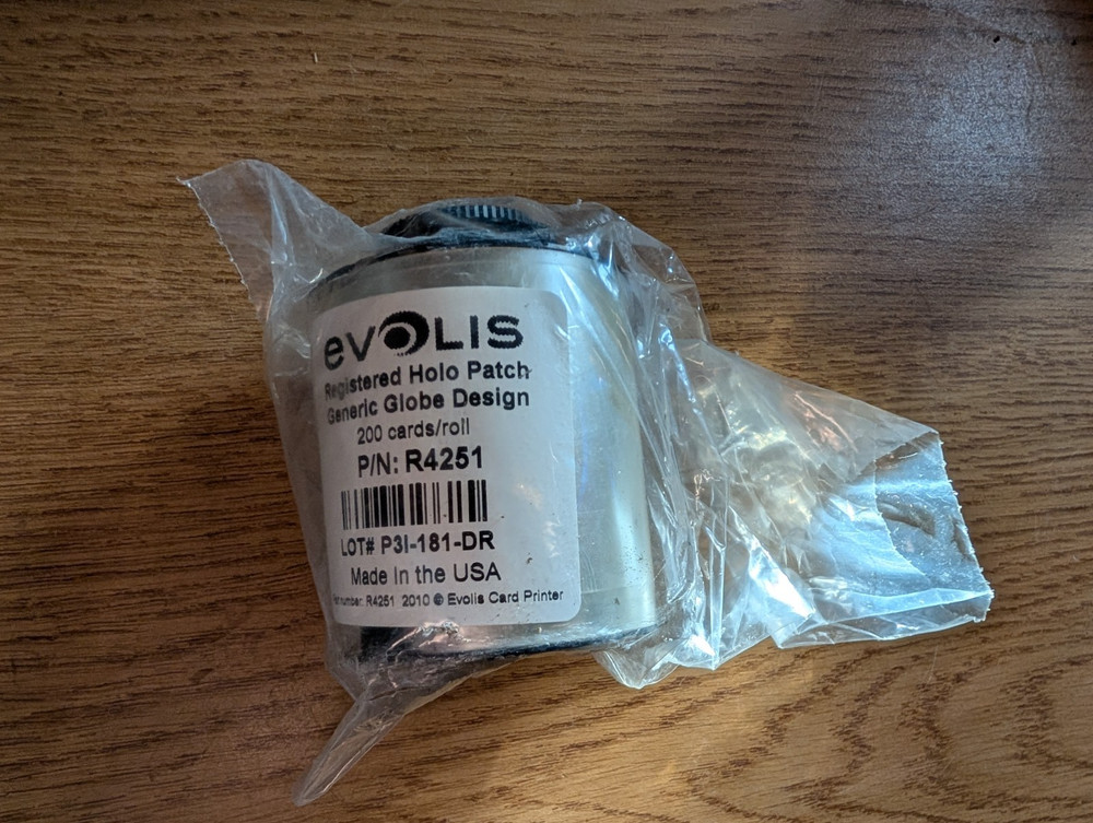 Evolis REGESTERED HOLO PATCH R4251