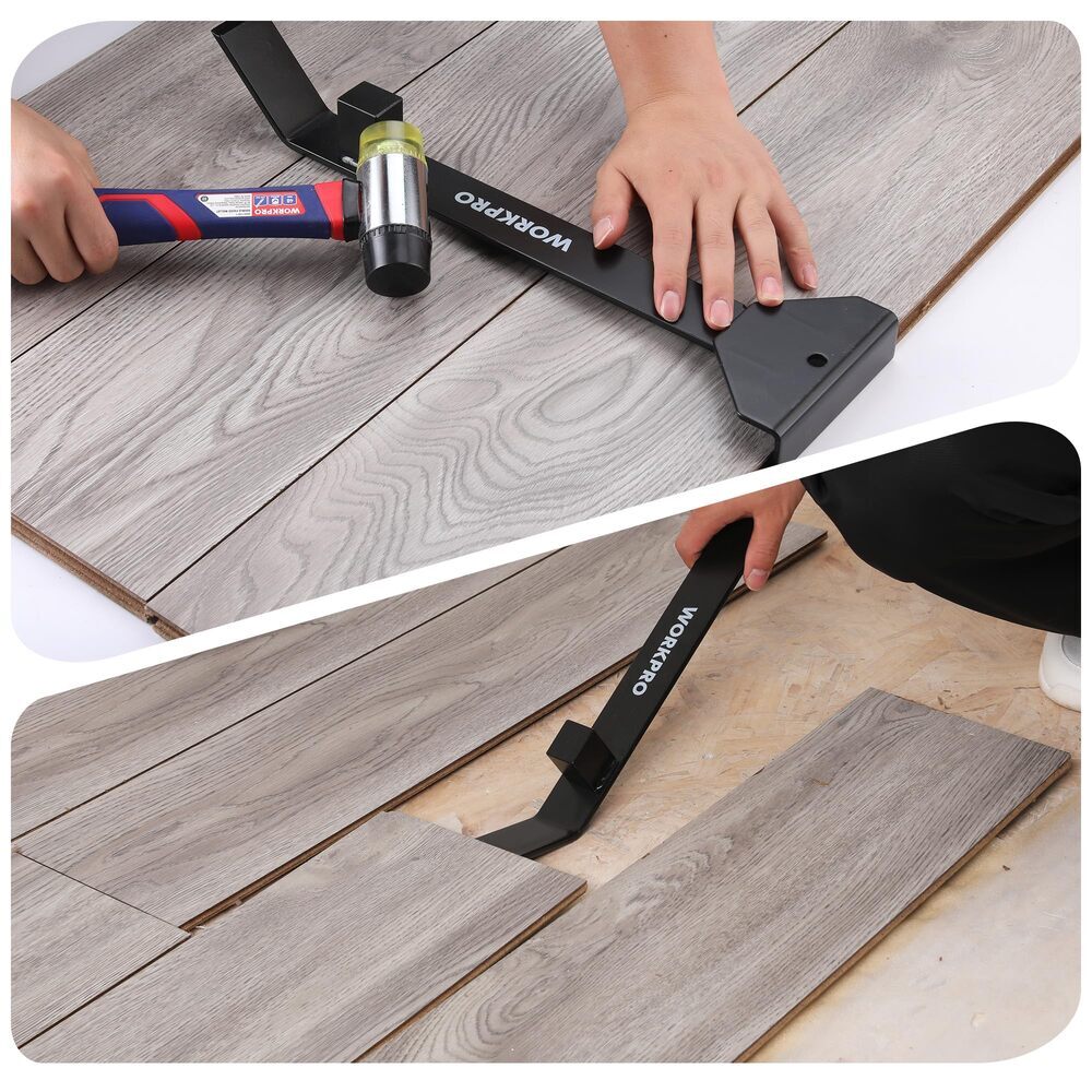 WORKPRO 17-inch Heavy Duty Pull and Pry Bar Professional Pull Bar Flooring Tools