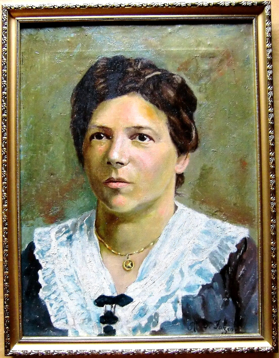 Rosario di FAZIO 1892-1958 Palermo Italy Sicily Portrait Woman #147