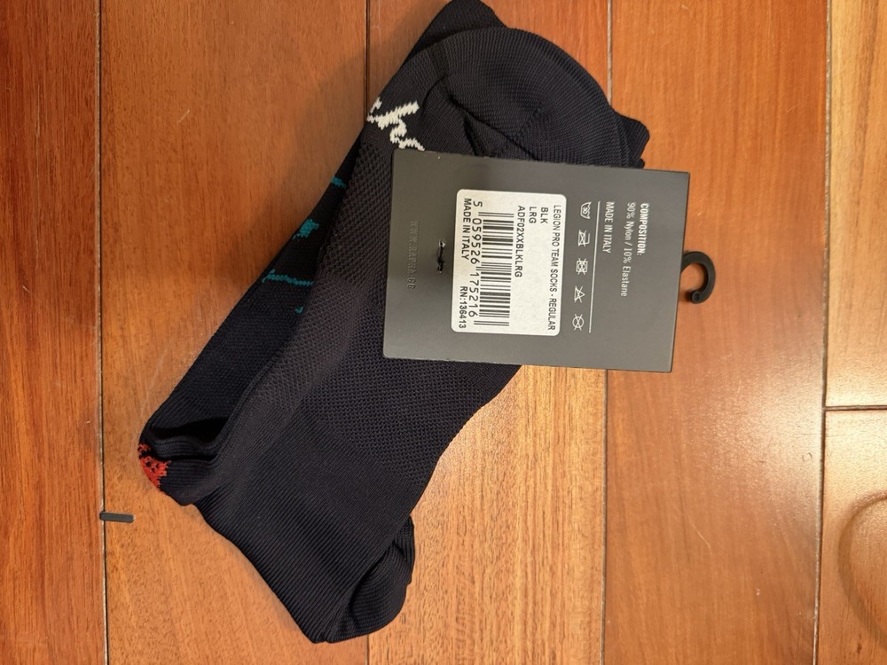 Rapha Legion Pro Team Socks Large NEW Limited Black/Multi