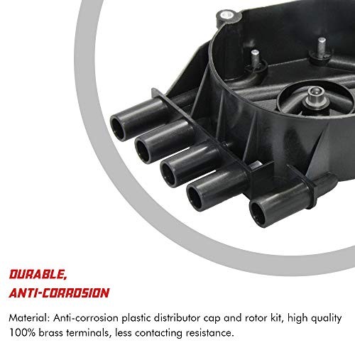 Ignition Distributor Cap and Rotor Kit Compatible 5.0L&5.7L Distributor Cap