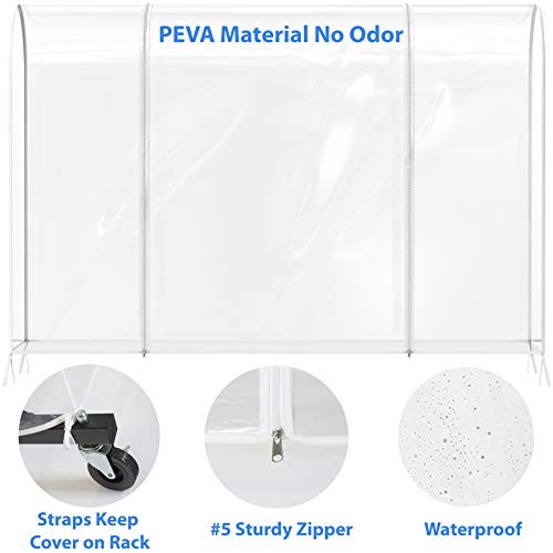 Clear Garment Rack Cover