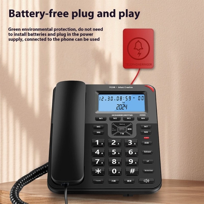 Factory Use Telephone Rings Enhancer Immediate Installation for Workshop Setting