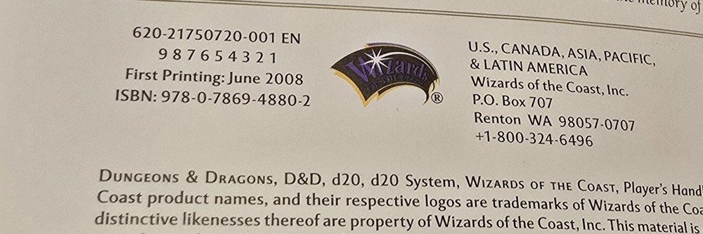 Dungeons And Dragons Dungeon Master’s Guide Core Rules Hardcover Book 2008