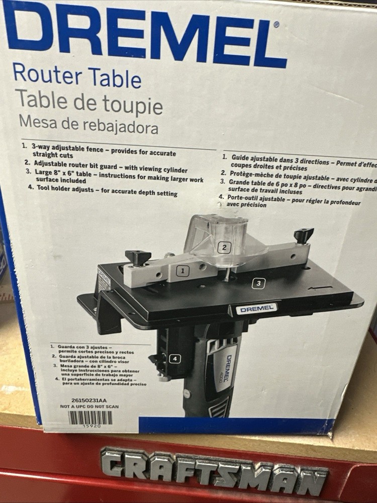 Dremel Router Table Model 231 Brand New Sealed