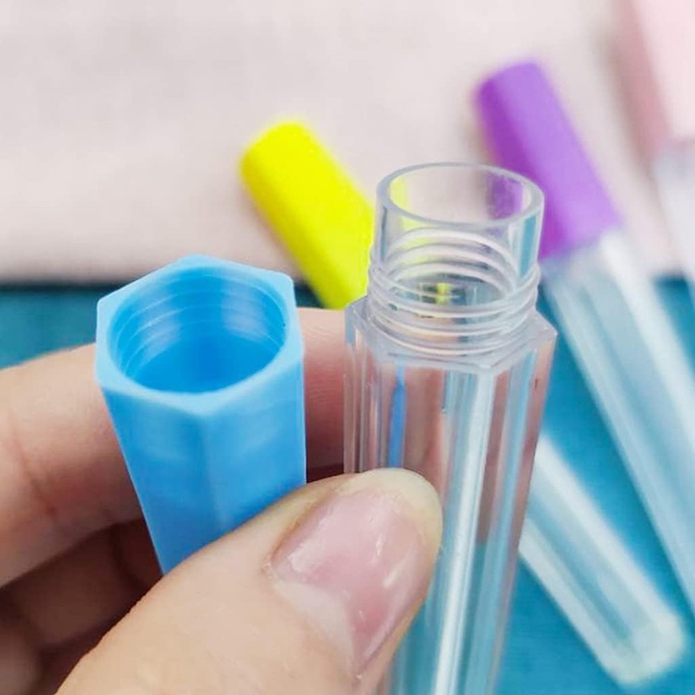 4Pcs Plastic Needle Storage Tubes, Clear Sewing Container for