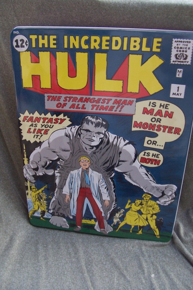 Comic Book Hinged "Protector" Tin