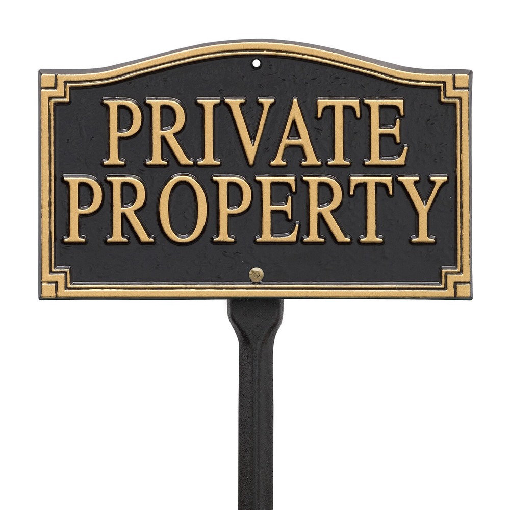 Private Property Lawn/Wall Statement Sign